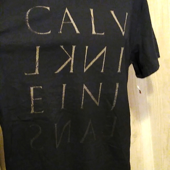 Calvin Klein Jeans Short Sleeve Top Sz Lg - Picture 5 of 8